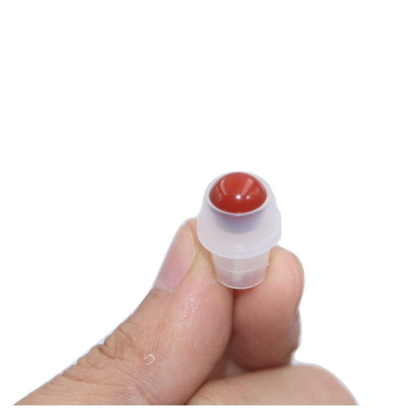 Furnido 10 Pack Natural Crystal Stones Roller Balls For Essential