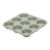 Fuji Enamel 57288 Muffin Pancake Pan, Bakeware 6P, Gray