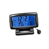 Alasum Thermometer Car Supplies Car Dashboard Decorations Clock Shine