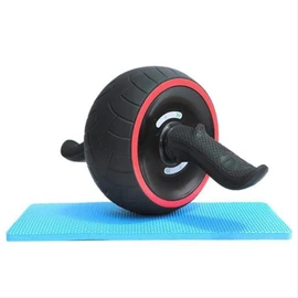 Keep Fit Wheels No Noise Abdominal Wheel Round Ab Roller Trainer with Mat for Exercise Fitness Home Gym Equipment1
