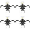 4 Pack Led Garage Lights, 60W Deformable Garage Ceiling Light