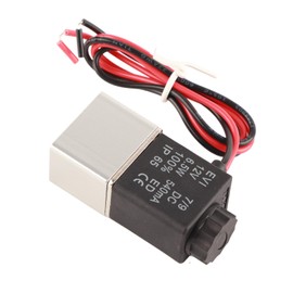 Solenoid Valve G1/8in 2 Position 2 Way Normally Open Electric Solenoid Air Valve for Hydraulic Systems(DC12V), The Electromagnetic Valve