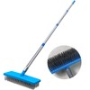 Xifando 65" Long Handle Pool Brush - Heavy Duty Stainless