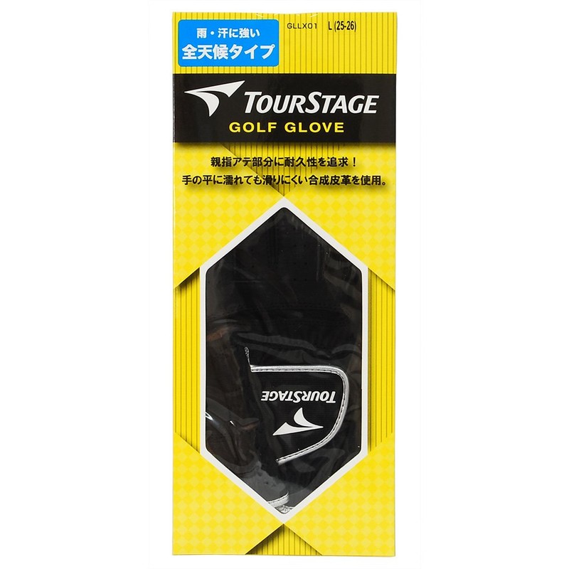 Bridgestone Tour Stage Golf Glove GLLX01 BK (Black) S