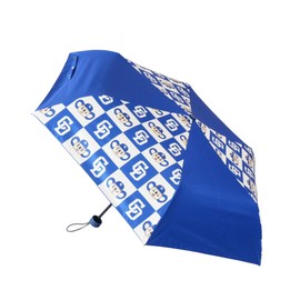 Chunichi Dragons Folding Umbrella, 21.7 inches (55 cm) Checked Door, UV Specifications, Windproof Design