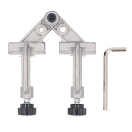 Double Handle Pipe Clamp Aluminium Die Casting Quick Release Right Angle Corner Clamp for Woodworking Compact and Lightweight, Easy to Store and Carry
