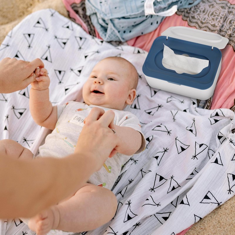 Flenpptly Baby Wipes Dispenser, Wipes Case Baby Wipe Holder Keeps