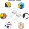 Hompie Hompie 400pcs (200 Pair Sets) 15mm Diameter Sticky Back