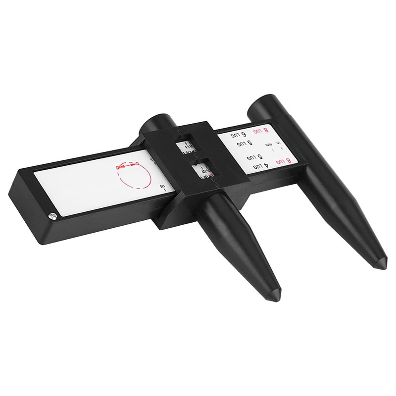 Qiilu Wheel Bolt Pattern Gauge Tool Bolt Pattern Gauge丨 Bolt