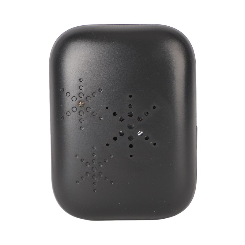 Black Self Powered Wireless Doorbell No Wiring Punching Outdoor Welcome