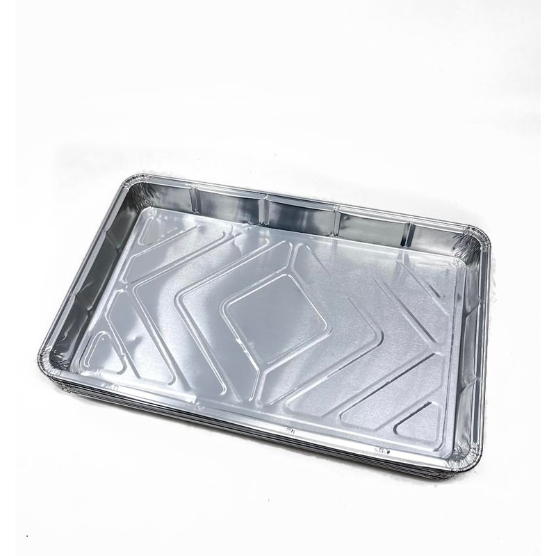100 Large Foil Tray Bake containers Aluminium Recyclable 12 x