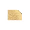 Trend CraftPro Ovolo Rounded Over Router Cutter Bit, 1/4 Inch