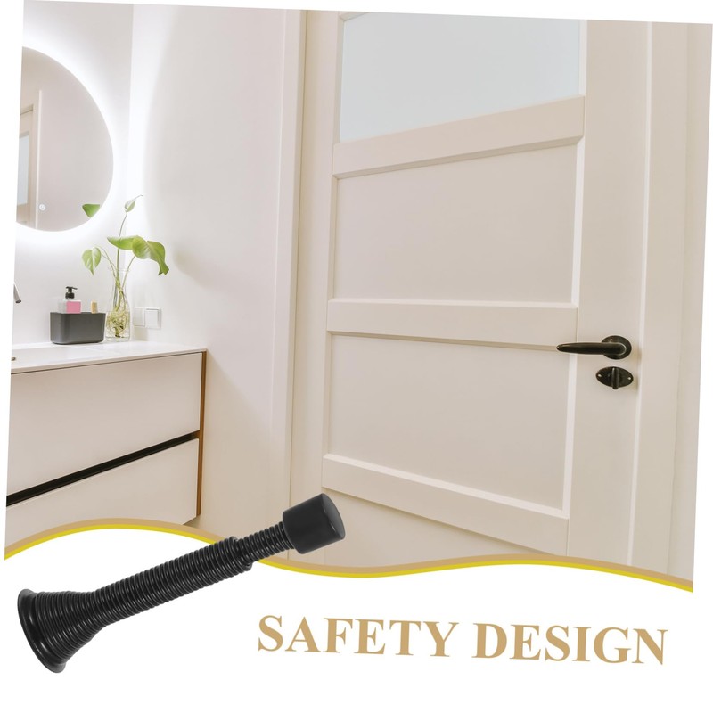 SHINEOFI Heavy Duty Spring Door Stopper Bumper Safety Door Protector