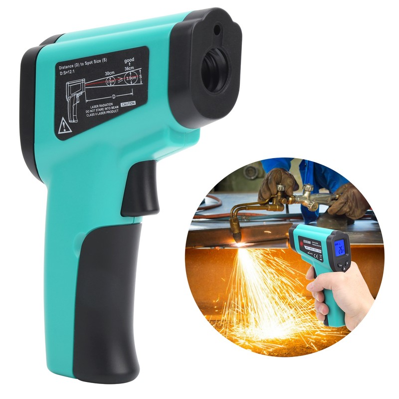 CE8380 Infrared Thermometer Digital Non Contact Industrial Temperature Meter -50℃-380℃
