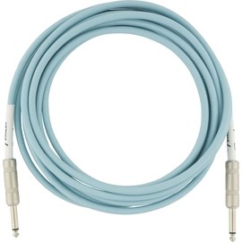 Fender Original Series Instrument Cable, Guitar Cable, Guitar Accessories, Straight/Straight, Daphne Blue, 10ft