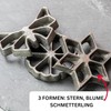Westmark Wafflebäckerei, with 3 designs, with recipe booklet, mold size: