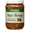 Stakich Cinnamon Enriched Raw Honey - Pure, Unprocessed, Unheated -