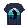 Fish fishing fisher fisherman retro vintage sunset water2 T-Shirt