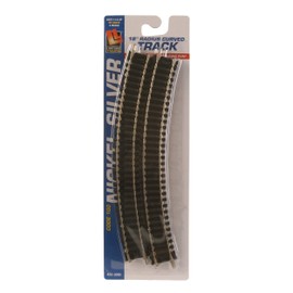 Walthers Life-Like 18" Radius Curve 4-Pack-Code 100 Nickel Silver 433-3000 HO Scale Model Railroad - Track System