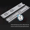 TOOPONE Drawer Slides, 6 Inch Full Extension 3 Section Ball