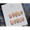 Handmade nails - Spring flower scent - Almond / 수제네일