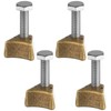 Alffun 4 Pack Pool Ladder Anchors Bronze Wedge Assembly Fits