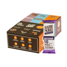 BARRINOLAS PROTEÍNA PACK 15 Pz: Sabor Brownie - 10g de Proteína por Barra - Sin Azúcar Añadida - Snack Saludable y Delicioso