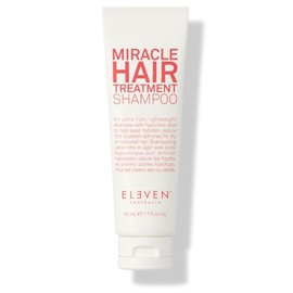 ELEVEN AUSTRALIA Miracle Hair Treatment Shampoo for Women & Men - Moisturizing Sulfate Free Shampoo for All Hair & Scalp Types, Helps Reduce Frizz, Prevents Split Ends, Adds Moisture - 1.7 fl oz