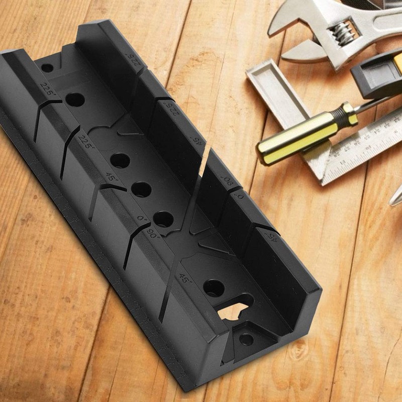 Miter Saw Box, Woodworking Miter Saw Box Cabinet Wood Gypsum