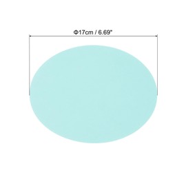 PATIKIL 6.7-inch Round Cardboard Paper, 20 Pcs 200GSM Blank Disc Circles Slices Cutouts Paper for Party Decorations DIY Craft Arts Drawing Painting Writing, Light Blue