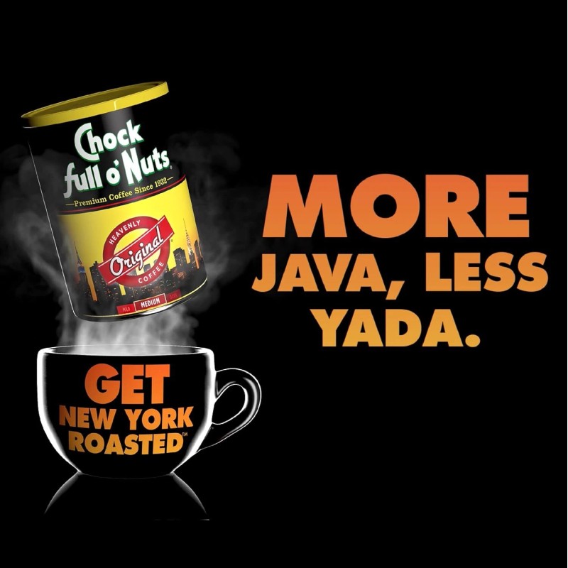 CAN Chock Full o’Nuts Uptown Express Roast, Dark Roast Ground