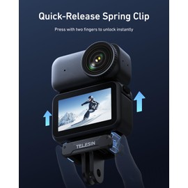 Magnetic Quick Release Mount Tripod Selfie Stick Adapter Quick Release Accessory for DJI Osmo Nano/Osmo Action 6 with Anti-Slip Vibration Absorption and Mounting Screws