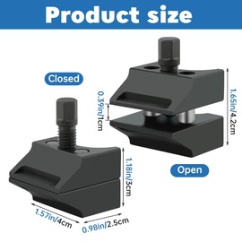 NINEFOX Strut Spreader Tool, Universal Knuckle Spreader Tool with Wrench, Steel Suspensions Strut Split Hub Steering Knuckle Spreader, for Most Automotive Vehicle Brand and Model