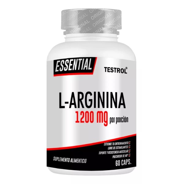 Testrol L-arginina 1200 Mg | Testrol | Essential | 60 Caps