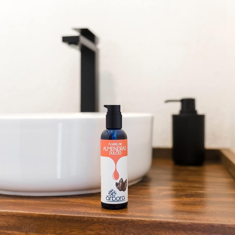 Árbora Aceite de Almendras puro hidratación piel cabello y uñas