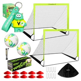 VavaCava Portable Soccer Goal Set with Balls and Accessories