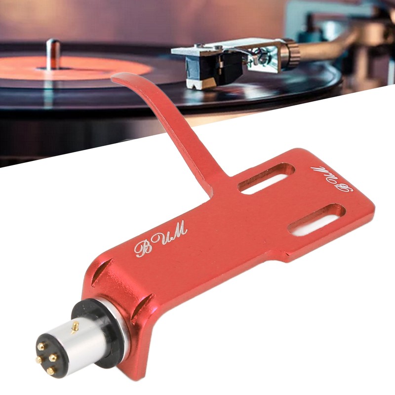 Phonograph Turntable Headshell Aluminum Alloy Headshell Cartridge Keeper for Record