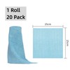 Jinavoty Microfiber Cleaning Cloth Roll Tear Away Towels Washable Reusable