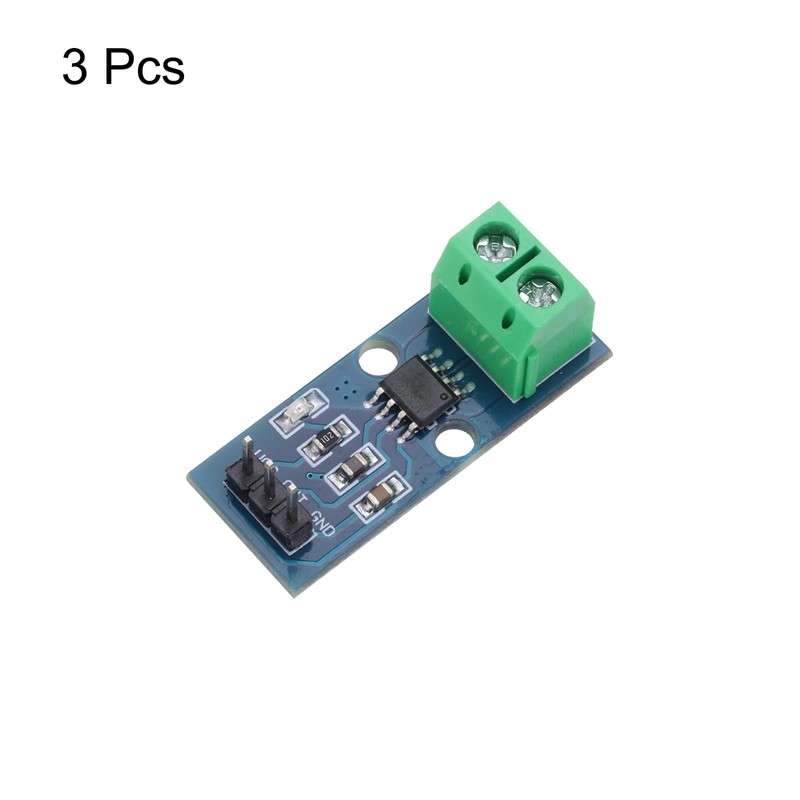 sourcing map 3pcs ACS712 Current Sensor Module 20A Range Hall