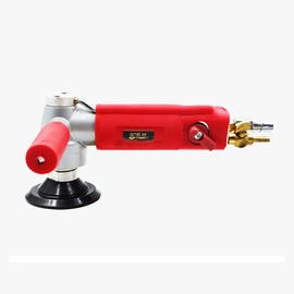 Fetcoi 4" Air Grinder, Water Jet Pneumatic Grinder Air Wet Stone Polisher, Air-Powered Stone Polisher