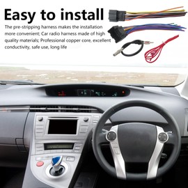 INGQI Radio Wiring Harness w/Antenna Adapter for 2006-2011 Chevy HHR