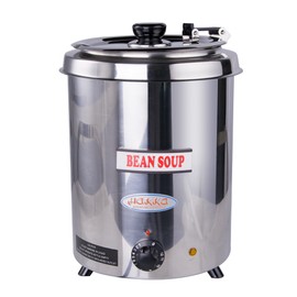 Hakka Commercial Soup Warmer - Stainless Steel Soup Kettle for Parties - Match Your Kitchen Aesthetic,6-Quart