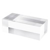 CiaoHER 2in Thickness Solid Acrylic Cube Display Block Clear Polished