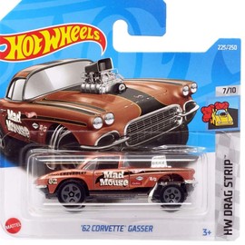 Hot Wheels 2022 - Corvette Gasser '62 - Tira de arrastre HW 7/10 [marrón] 225/250