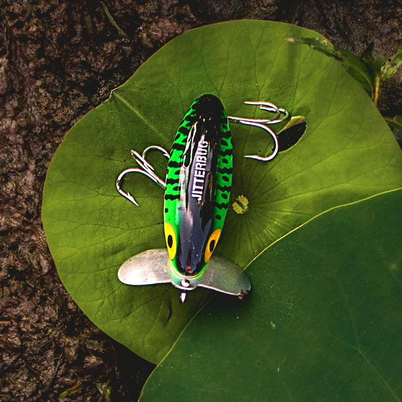 Arbogast Jitterbug Topwater Bass Fishing Lure - Excellent for Night