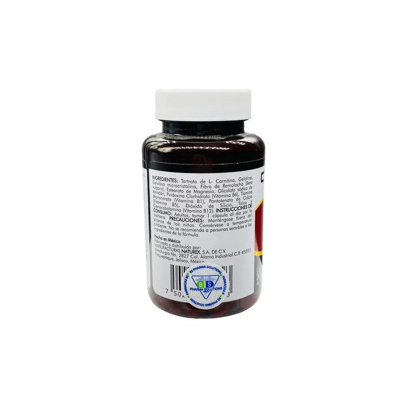 Carnitina + B Naturex C/30 / L-carnitina 500 Mg