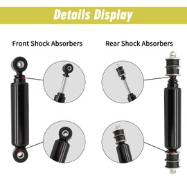 CLUBRALLY Front or Rear Shock Absorbers for Club Car Precedent&Tempo and DS 1014235 102588601 1027064-01 102588501