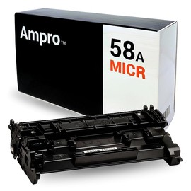Ampro Re-Engineered CF258A MICR Toner Cartridge 58A MICR Toner Cartridge for HP Laserjet Pro M404M428MFP Series (Prints 3000 Pages)