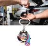 LED Turbo Keychain with Sound and Light Battery Powered Metal