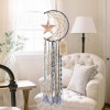 dream island Blue Moon & Star Dreamcatcher | Feather and